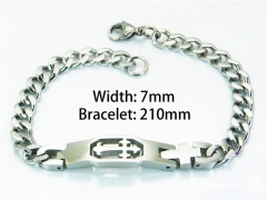 Steel Color Bracelets of Stainless Steel 316L-HY55B0564NE