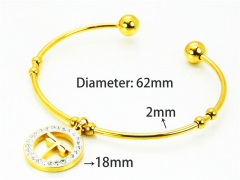 HY Jewelry Wholesale Popular Bangle of Stainless Steel 316L-HY58B0243MC