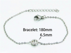 HY Wholesale Steel Color Bracelets of Stainless Steel 316L-HY25B0524LE