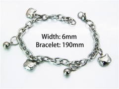 HY Wholesale Steel Color Bracelets of Stainless Steel 316L-HY70B0477KD