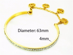 HY Jewelry Wholesale Popular Bangle of Stainless Steel 316L-HY58B0280NE