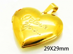 HY Wholesale Gold Color Pendants of Stainless Steel 316L-HY08P0303MC