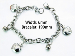 HY Wholesale Steel Color Bracelets of Stainless Steel 316L-HY70B0473KV