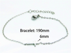 HY Wholesale Steel Color Bracelets of Stainless Steel 316L-HY25B0546KE