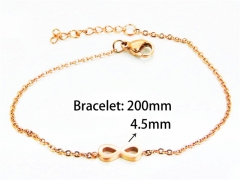 Rose Gold Bracelets of Stainless Steel 316L-HY25B0556LL