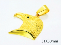 Gold Pendants of Stainless Steel 316L-HY15P0137HHW