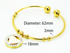 HY Jewelry Wholesale Popular Bangle of Stainless Steel 316L-HY58B0241MB