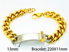 Gold Bracelets of Stainless Steel 316L-HY55B0526HRR