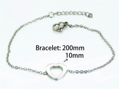 HY Wholesale Steel Color Bracelets of Stainless Steel 316L-HY25B0552KE