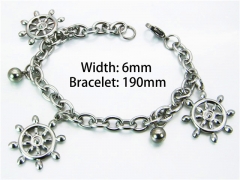 HY Wholesale Steel Color Bracelets of Stainless Steel 316L-HY70B0467KQ