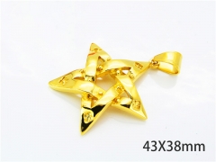 HY Wholesale Gold Color Pendants of Stainless Steel 316L-HY06P0076HHZ