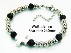 HY Wholesale Steel Color Bracelets of Stainless Steel 316L-HY91B0131HCC