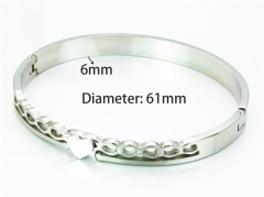 HY Jewelry Wholesale Popular Bangle of Stainless Steel 316L-HY93B0268HHU
