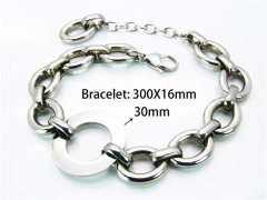 HY Wholesale Steel Color Bracelets of Stainless Steel 316L-HY81B0092HMC