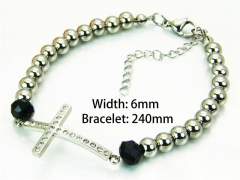 HY Wholesale Steel Color Bracelets of Stainless Steel 316L-HY91B0146HIT