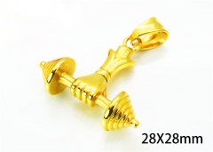 HY Wholesale Gold Pendants of Stainless Steel 316L-HY22P0381HIT