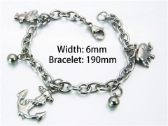 HY Wholesale Steel Color Bracelets of Stainless Steel 316L-HY70B0452KQ