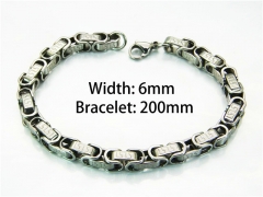 HY Wholesale Steel Color Bracelets of Stainless Steel 316L-HY54B0125MLZ