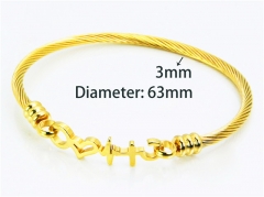 HY Jewelry Wholesale Popular Bangle of Stainless Steel 316L-HY58B0346NLZ