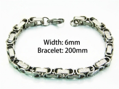 HY Wholesale Steel Color Bracelets of Stainless Steel 316L-HY54B0131MLW