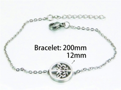 HY Wholesale Steel Color Bracelets of Stainless Steel 316L-HY25B0532KE