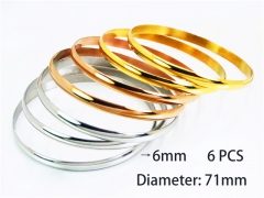 HY Wholesale Jewelry Popular Bangle of Stainless Steel 316L-HY58B0310PQ