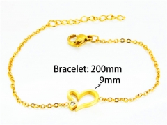 HY Wholesale Gold Bracelets of Stainless Steel 316L-HY25B0551KLS