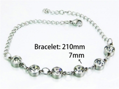 Steel Color Bracelets of Stainless Steel 316L-HY25B0542OR
