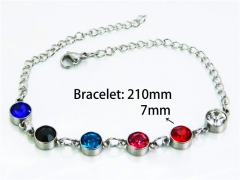Steel Color Bracelets of Stainless Steel 316L-HY25B0540OE