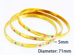HY Wholesale Jewelry Popular Bangle of Stainless Steel 316L-HY58B0338HSS
