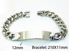 Steel Color Bracelets of Stainless Steel 316L-HY55B0536OX