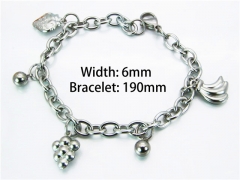 HY Wholesale Steel Color Bracelets of Stainless Steel 316L-HY70B0472KC