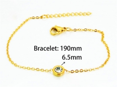 HY Wholesale Gold Bracelets of Stainless Steel 316L-HY25B0525LL