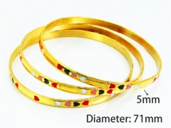 HY Wholesale Jewelry Popular Bangle of Stainless Steel 316L-HY58B0337HFF