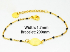 Gold Bracelets of Stainless Steel 316L-HY76B1445KLX