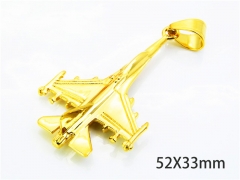 HY Wholesale Gold Color Pendants of Stainless Steel 316L-HY06P0091HIZ