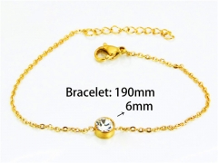 HY Wholesale Gold Bracelets of Stainless Steel 316L-HY25B0529LL