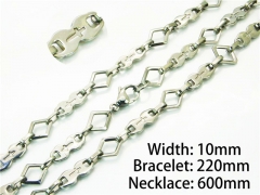 Necklaces   Bracelets Sets of Stainless Steel 316L-HY55S0566HMT