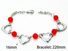 HY Wholesale Steel Color Bracelets of Stainless Steel 316L-HY55B0538NB