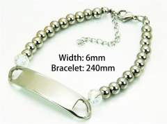 Steel Color Bracelets of Stainless Steel 316L-HY91B0150HIA