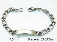 Steel Color Bracelets of Stainless Steel 316L-HY55B0516MA