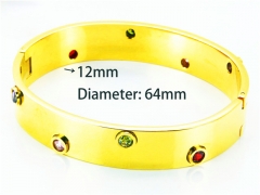 HY Wholesale Popular Bangle of Stainless Steel 316L-HY93B0389IUU