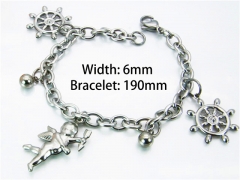 HY Wholesale Steel Color Bracelets of Stainless Steel 316L-HY70B0456KZ