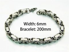 HY Wholesale Steel Color Bracelets of Stainless Steel 316L-HY54B0126MLW