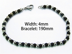 HY Wholesale Steel Color Bracelets of Stainless Steel 316L-HY70B0441LA