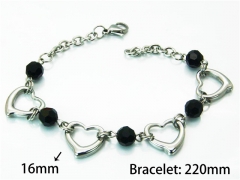 HY Wholesale Steel Color Bracelets of Stainless Steel 316L-HY55B0539NC
