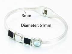 Popular Bangle of Stainless Steel 316L-HY93B0054HKS