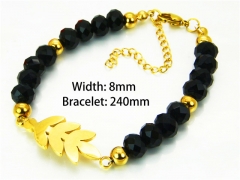 HY Wholesale Black Bracelets of Stainless Steel 316L-HY91B0171HIW