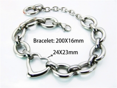 HY Wholesale Steel Color Bracelets of Stainless Steel 316L-HY81B0093HMV