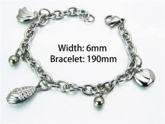HY Wholesale Steel Color Bracelets of Stainless Steel 316L-HY70B0475KA